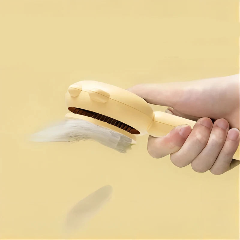 Magic Pet Grooming Brush – One-Click Hair Removal