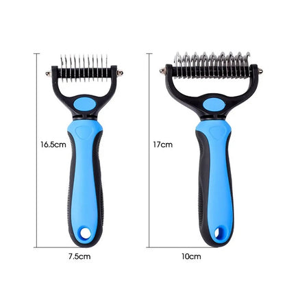 Two Sided Pet Deshedding Brush