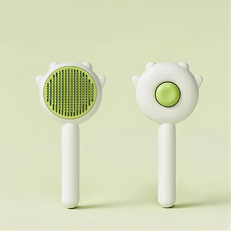 Magic Pet Grooming Brush – One-Click Hair Removal