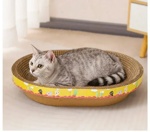 Oval Cat Bed – Cozy & Durable