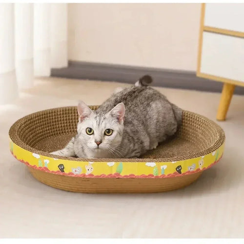 Oval Cat Bed – Cozy & Durable
