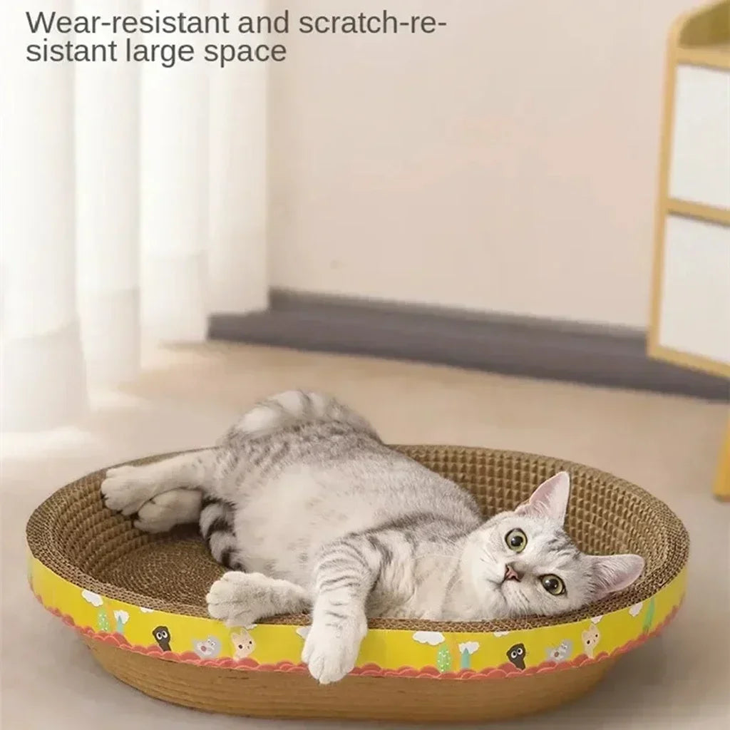 Oval Cat Bed – Cozy & Durable