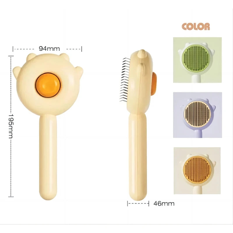 Magic Pet Grooming Brush – One-Click Hair Removal